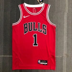 Maillot Homme Derrick Rose Red Team Jersey – 75th Anniversary Edition