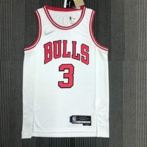 Maillot Homme Dwyane Wade White Team Jersey – 75th Anniversary Edition