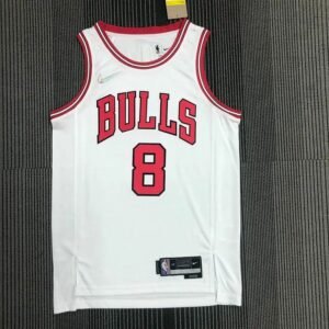 Maillot Homme Zach LaVine White Team Jersey – 75th Anniversary Edition