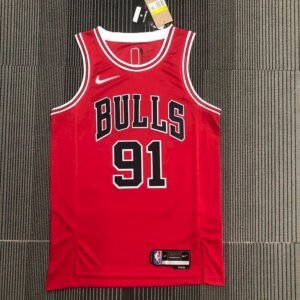 Maillot Homme Dennis Rodman Red Team Jersey – 75th Anniversary Edition