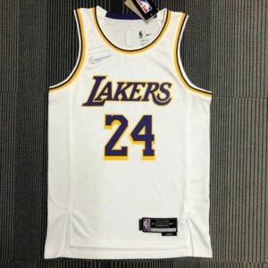 Maillot Homme Kobe Bryant White Team Jersey – 75th Anniversary Edition