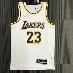 Maillot Homme LeBron James White Team Jersey – 75th Anniversary Edition
