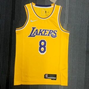 Maillot Homme Kobe Bryant Yellow Team Jersey – 75th Anniversary Edition