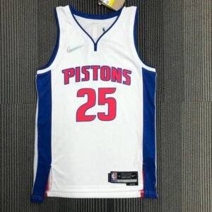 Maillot Homme Derrick Rose White Team Jersey – 75th Anniversary Edition