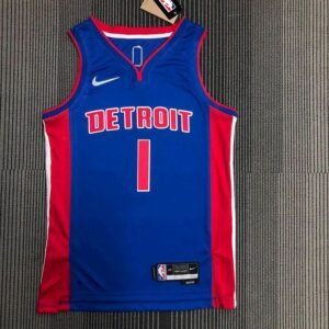 Maillot Homme Allen Iverson Blue Team Jersey – 75th Anniversary Edition