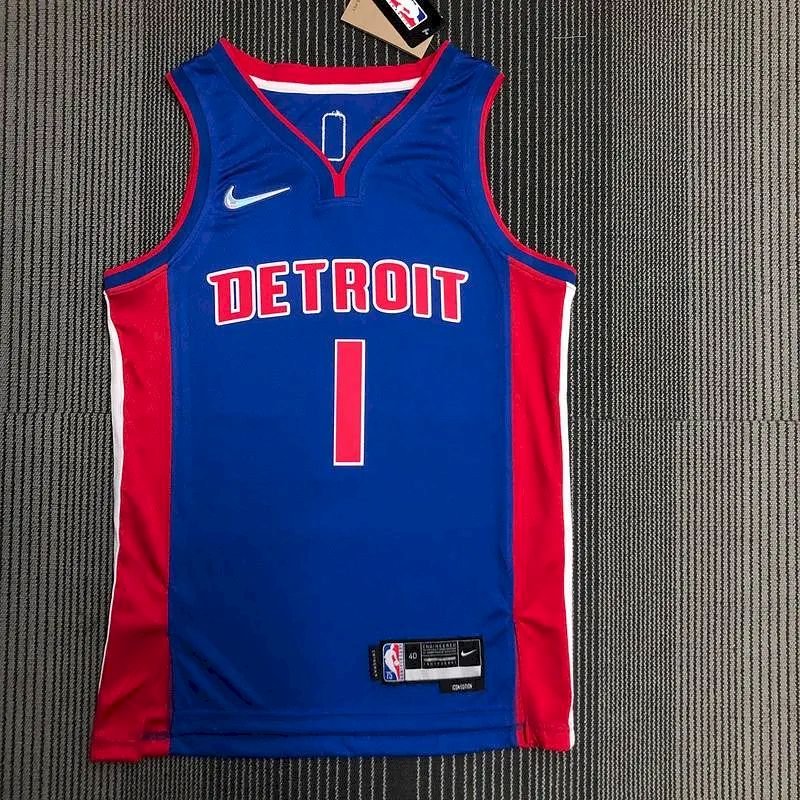 Maillot Homme Allen Iverson Blue Team Jersey – 75th Anniversary Edition