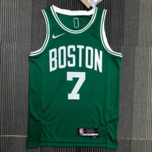 Maillot Homme Jaylen Brown Green Team Jersey – 75th Anniversary Edition