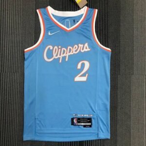 Maillot Homme Kawhi Leonard Blue Team Jersey – 75th Anniversary City Edition