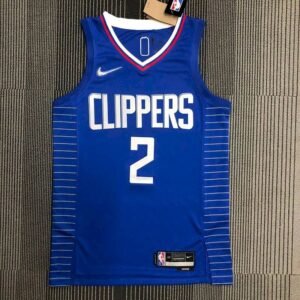Maillot Homme Kawhi Leonard Blue Team Jersey – 75th Anniversary Edition