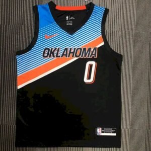 Maillot Homme Russell Westbrook Black Team Jersey – City Edition