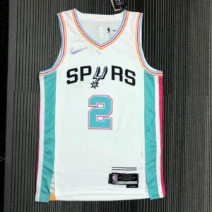 Maillot Homme Kawhi Leonard White Team Jersey – 75th Anniversary City Edition
