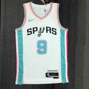 Maillot Homme Tony Parker White Team Jersey – 75th Anniversary City Edition