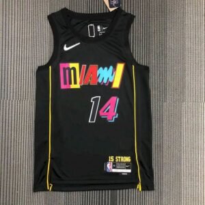 Maillot Homme Tyler Herro Black Team Jersey – 75th Anniversary City Edition