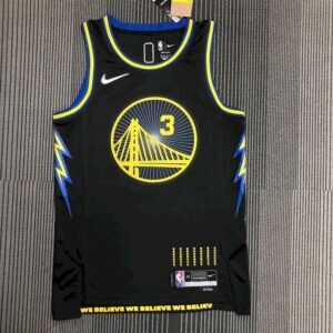 Maillot Homme Jordan Poole Black Team Jersey – 75th Anniversary City Edition
