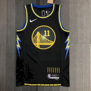 Maillot Homme Klay Thompson Black Team Jersey – 75th Anniversary City Edition