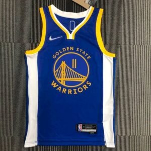 Maillot Homme Klay Thompson Blue Team Jersey – 75th Anniversary Edition