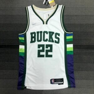 Maillot Homme Khris Middleton White Team Jersey – 75th Anniversary City Edition