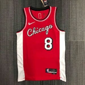 Maillot Homme Zach LaVine Red Team Jersey – City Edition