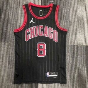 Maillot Homme Zach LaVine Black Team Jersey – Statement Edition