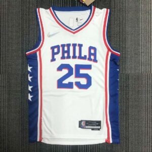 Maillot Homme Ben Simmons White Team Jersey – 75th Anniversary Edition