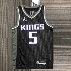 Maillot Homme De??Aaron Fox Black Team Jersey