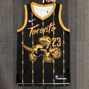 Maillot Homme Fred VanVleet Black Team Jersey – City Edition