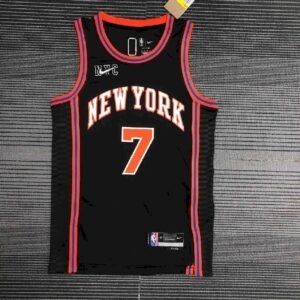 Maillot Homme Carmelo Anthony Black Team Jersey – City Edition