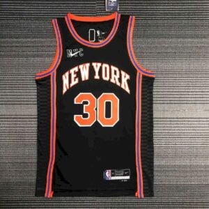 Maillot Homme Julius Randle Black Team Jersey – City Edition