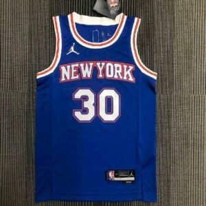 Maillot Homme Julius Randle Blue Team Jersey – Statement Edition