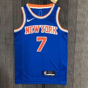 Maillot Homme Carmelo Anthony Blue Team Jersey – 75th Anniversary Edition