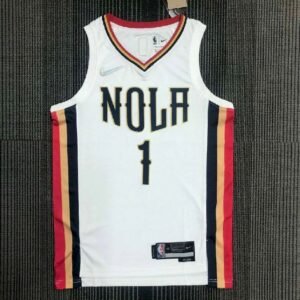 Maillot Homme Zion Williamson White Team Jersey – City Edition