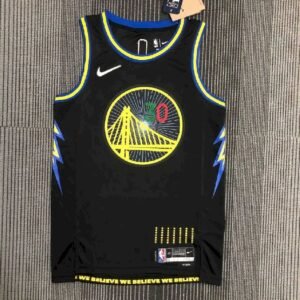 Maillot Homme Stephen Curry Black Team Jersey – City Edition