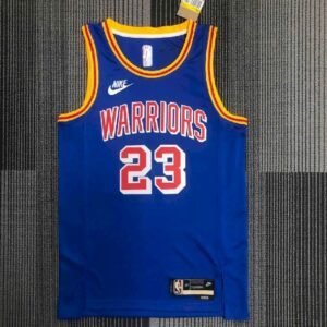 Maillot Homme Draymond Green Blue Retro Team Jersey – 75th Anniversary Edition