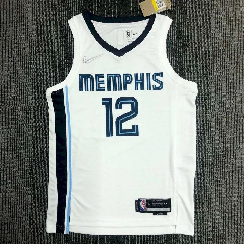 Maillot Homme Ja Morant White Team Jersey – 75th Anniversary Edition