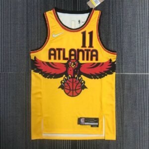 Maillot Homme Trae Young Yellow Team Jersey – City Edition