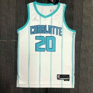 Maillot Homme Gordon Hayward White Team Jersey – 75th Anniversary Edition