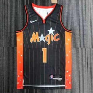 Maillot Homme Tracy McGrady Black Team Jersey – City Edition