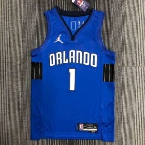 Maillot Homme Tracy McGrady Blue Team Jersey – Statement Edition