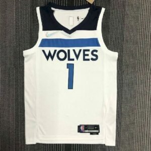 Maillot Homme AnthonyEdwards White Team Jersey – 75th Anniversary Edition