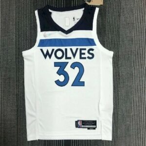 Maillot Homme Karl-Anthony Towns White Team Jersey – 75th Anniversary Edition