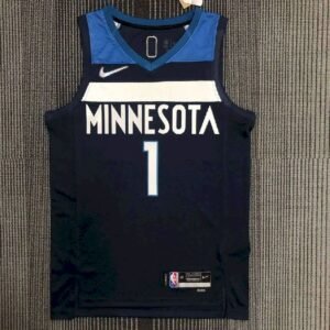Maillot Homme AnthonyEdwards Blue Team Jersey – 75th Anniversary Edition