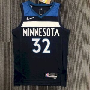 Maillot Homme Karl-Anthony Towns Blue Team Jersey – 75th Anniversary Edition