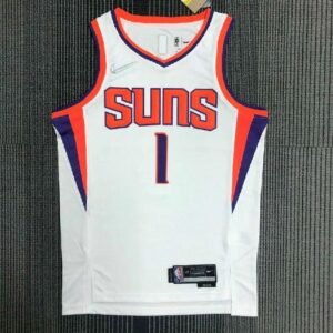 Maillot Homme Devin Booker White Team Jersey – 75th Anniversary Edition
