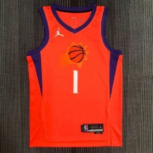 Maillot Homme Devin Booker Orange Team Jersey – Statement Edition