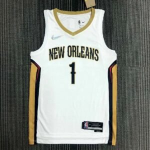 Maillot Homme Zion Williamson White Team Jersey – 75th Anniversary Edition