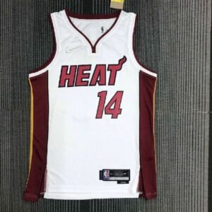 Maillot Homme Tyler Herro White Team Jersey – 75th Anniversary Edition