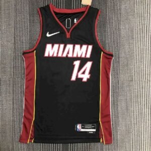 Maillot Homme Tyler Herro Black Team Jersey – 75th Anniversary Edition