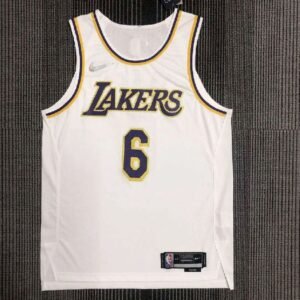 Maillot Homme LeBron James White Team Jersey – Authentic Edition
