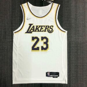 Maillot Homme LeBron James White Team Jersey – Authentic Edition