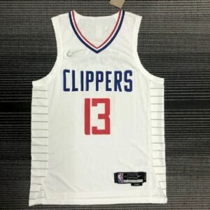 Maillot Homme Paul George White Team Jersey – Authentic Edition